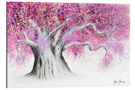 Magnettafel Rosa Partybaum