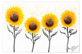 Wall sticker Sunflower Family