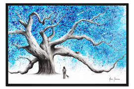 Gerahmter Kunstdruck Der Winterspaziergang