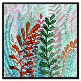 Gerahmter Kunstdruck Vor meinem Fenster