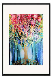 Gerahmter Kunstdruck Noch wach