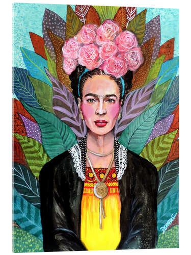 Stampa su vetro acrilico Frida Kahlo - Libertà