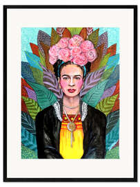 Framed art print Frida Kahlo - Freedom