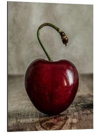 Aluminium print Juicy dark cherry