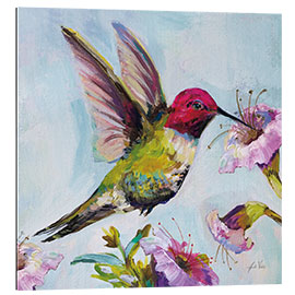 Gallery Print Kolibri mit Hibiskusblüten  I