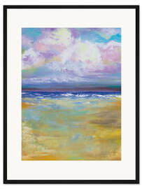 Gerahmter Kunstdruck Stille Küste