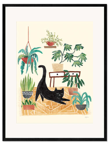 Impression artistique encadrée Jungle urbaine I