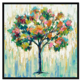 Gerahmter Kunstdruck Blühender Baum