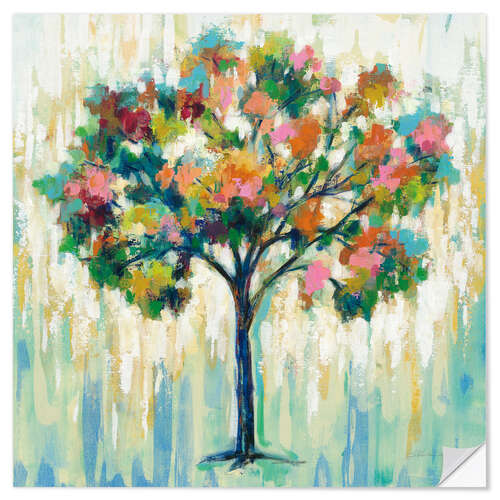 Sticker mural Arbre fleuri