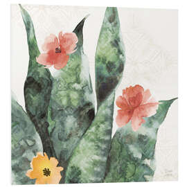 Foam board print Flowering cacti II