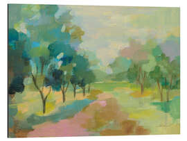 Magnettafel Sonnenaufgang im Wald