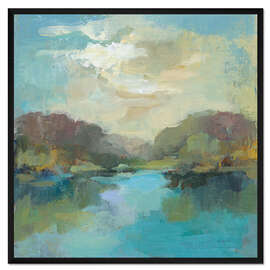 Gerahmter Kunstdruck Mini-Landschaft