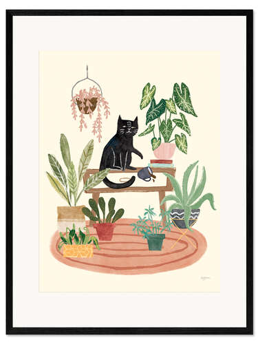 Innrammet kunsttrykk Urban Jungle II