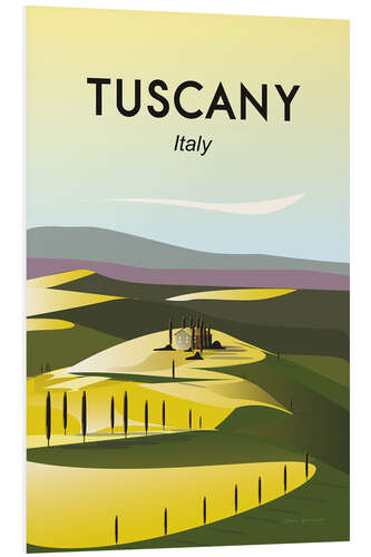 Tableau en PVC Toscane (anglais)