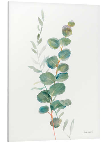 Aluminium print Green Leaves III
