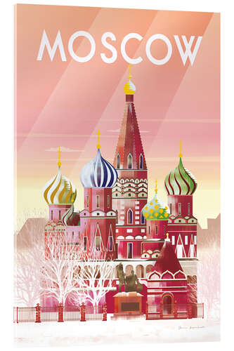 Acrylic print Moscow