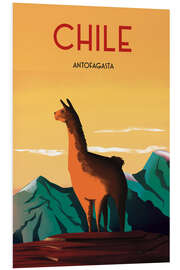 Hartschaumbild Chile - Omar Escalante