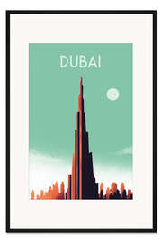 Gerahmter Kunstdruck Dubai