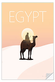 Selvklebende plakat Egypt