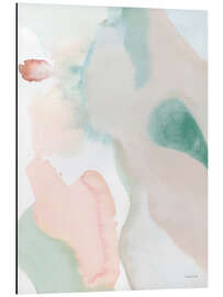 Magnettafel Sage and Pink Abstract II