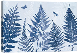 Canvas print Blue Fern II