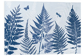 Stampa su PVC Blue Fern II