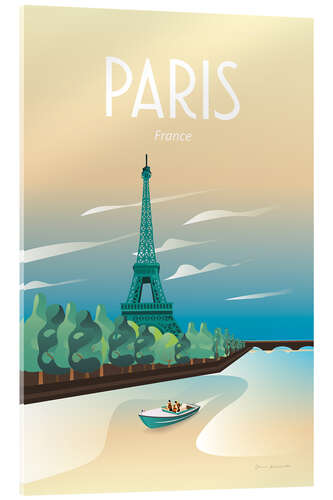 Acrylglas print Paris