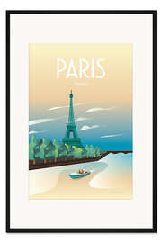 Gerahmter Kunstdruck Paris
