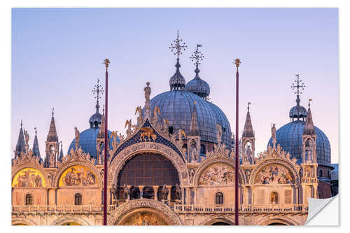 Selvklebende plakat St. Mark's Basilica in Venice