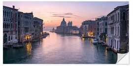 Muursticker Grand Canal at sunrise