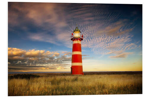 Hartschaumbild Beim Leuchtturm