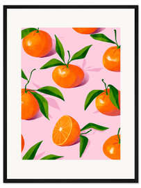 Gerahmter Kunstdruck Orangenernte