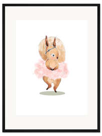 Gerahmter Kunstdruck Kleine Ballerina III