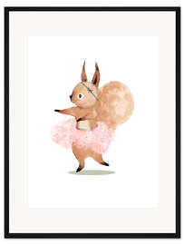 Gerahmter Kunstdruck Kleine Ballerina I
