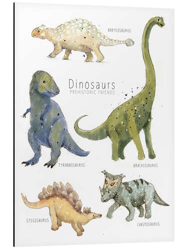 Stampa su alluminio Dinosauri Ovunque