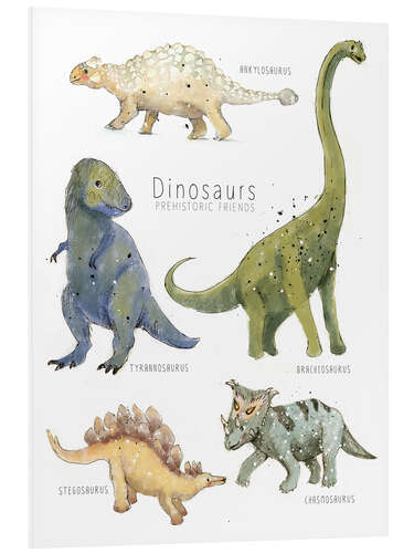 Foam board print Dinosaurs Every where