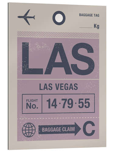 Gallery print Las Vegas travel label