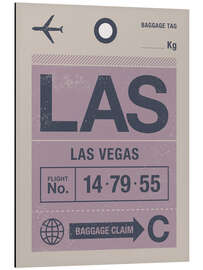 Magnettafel Las Vegas Reiselabel