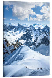 Lærredsbillede  Mountains at Chamonix, France - Christian Müringer