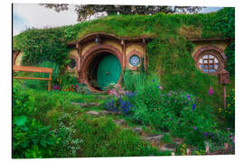 Aluminium print Hobbit Cave I