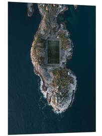 PVC print Henningsvaer soccer field in Lofoten