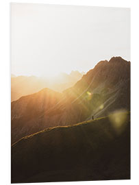 PVC print Sunrise in the Allgäu Alps