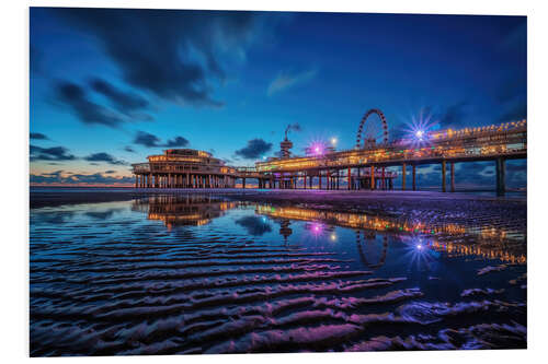 Foam board print Pier of Scheveningen, the Netherlands