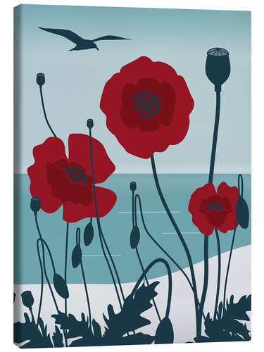 Canvas print Corn poppy