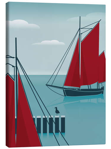 Canvas print Sailboats