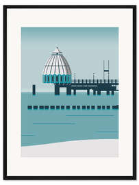 Gerahmter Kunstdruck Tauchgondel