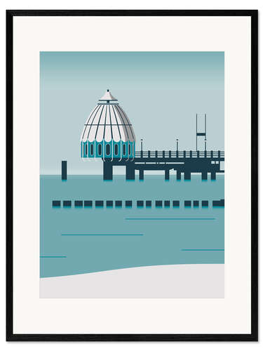 Framed art print Diving gondola