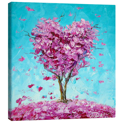 Canvas print Heart tree