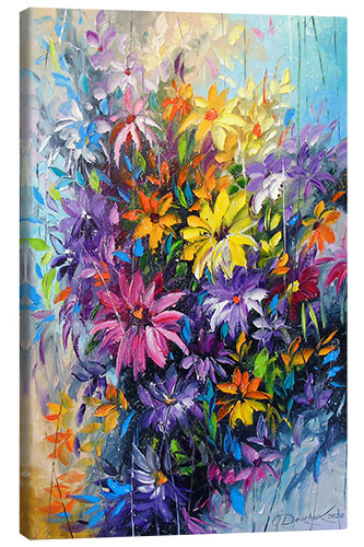 Canvas print Dance of flowers