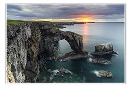 Poster Arche rocheuse au Pays de Galles